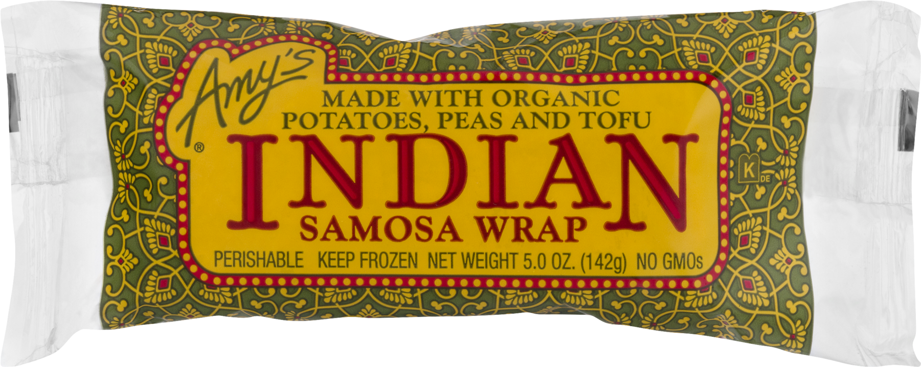 Amy's Indian Samosa Wrap - 5 Oz Packet (1800x1800), Png Download
