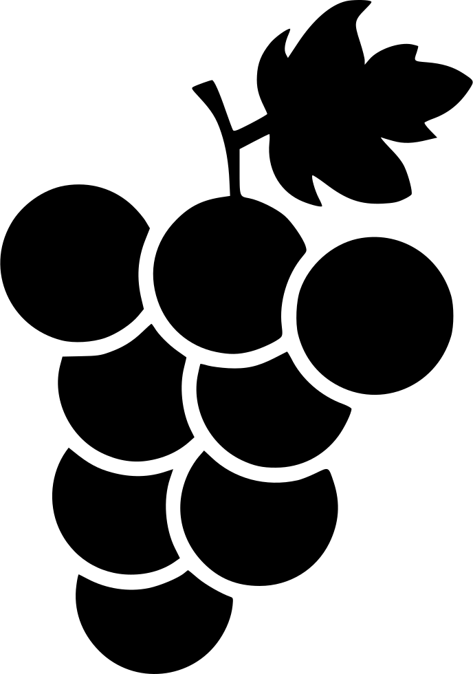 Fruit Healthy Grapes Fruits Fresh Slice Wine Comments - Cookie Cutter (688x980), Png Download