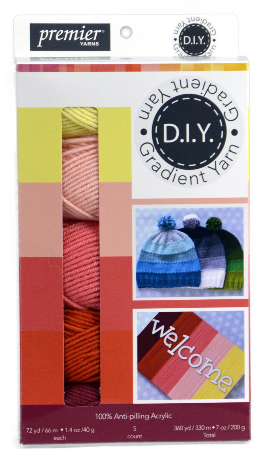 14 - - Premier Yarns Premier Diy Gradient Yarn Box-sunset (1366x2048), Png Download