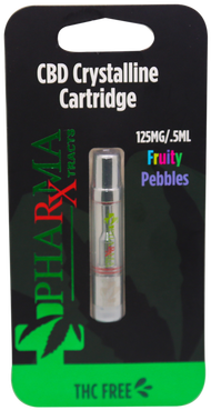 Pharmaxtracts 125mg Fruity Pebbles Cartridge - Blue Raspberry Cartridge (500x500), Png Download