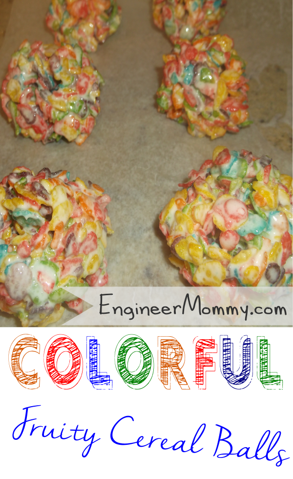 Colorful Fruity Rice Cereal Balls At Engineermommy - Doughnut (600x980), Png Download