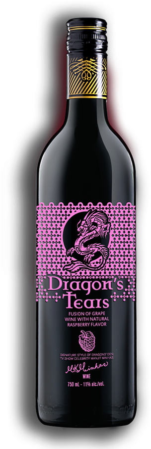 Dragons Tears Raspberry Wine By Minhas Winery - Dragon Tears Raspberry (310x900), Png Download