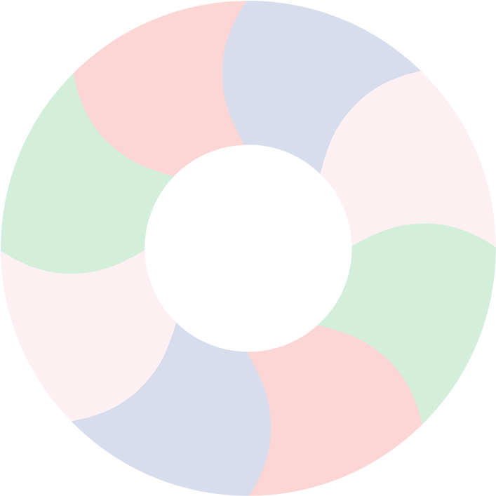 Red, White And Blue Frame - Circle (800x800), Png Download