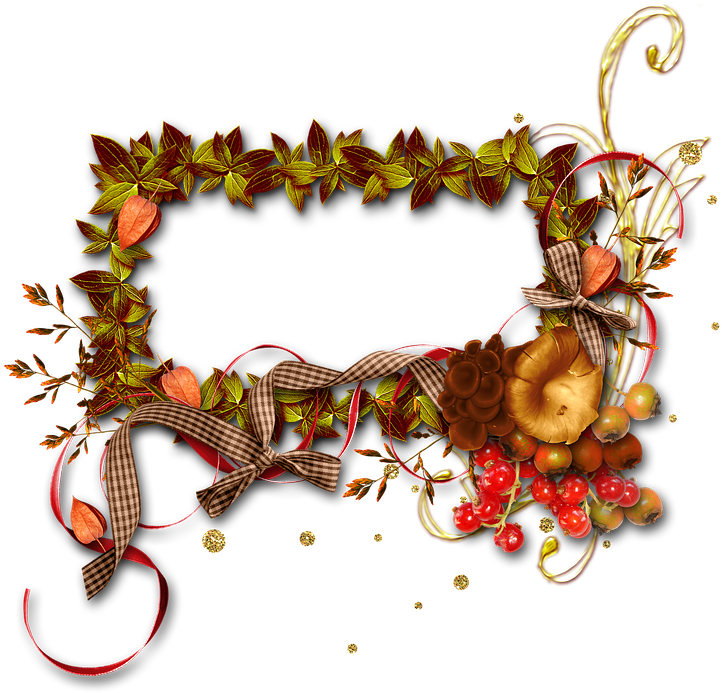 Autumn, Frame, Photo Frame, Transparent Background, - Transparent Background Bingkai Logo Gold Png (745x720), Png Download
