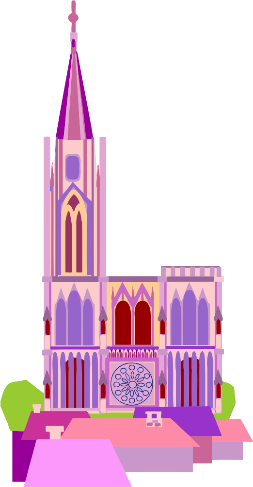 Fairytale Castle - Fairy Tale Church Transparent (580x1000), Png Download