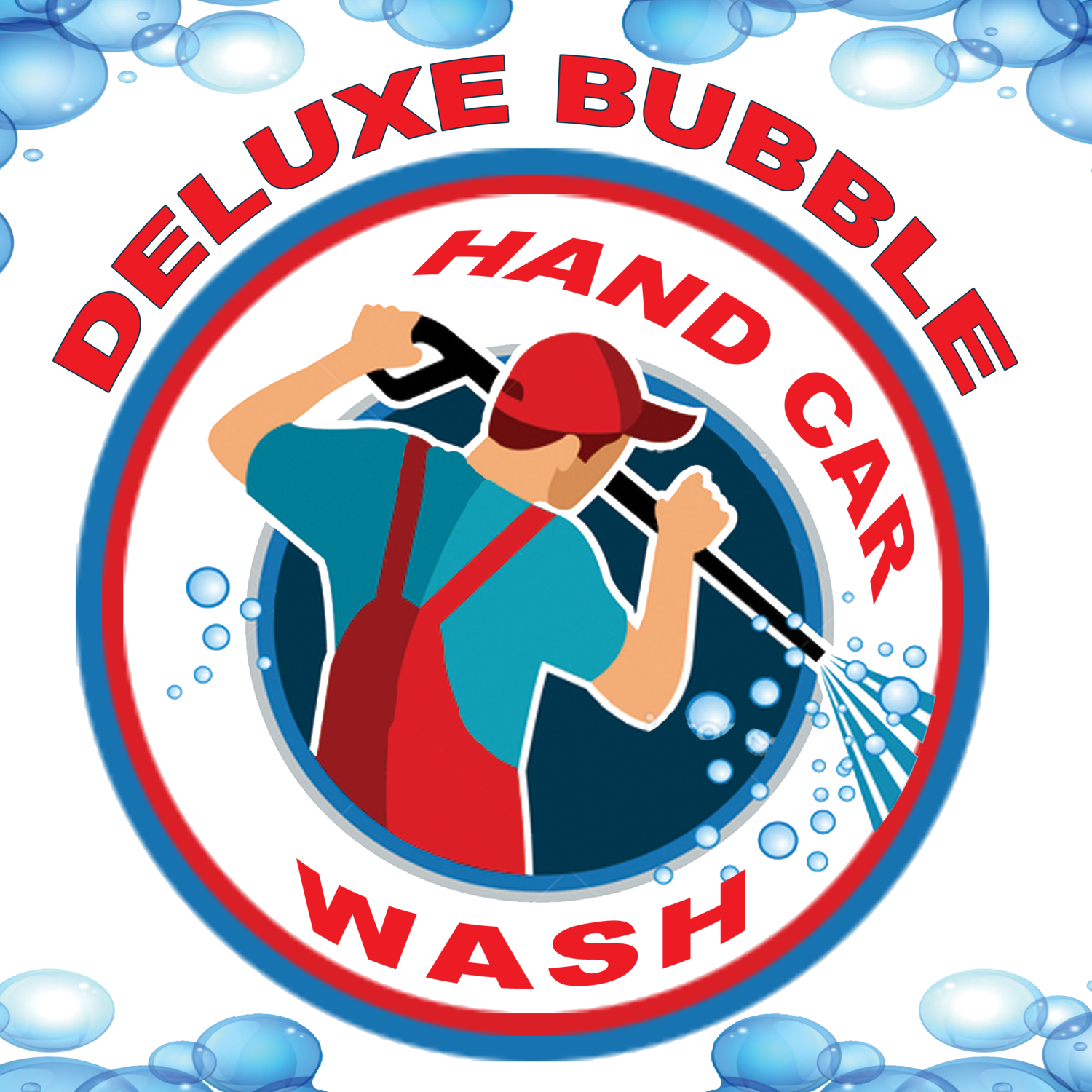 Deluxe Bubbles Carwash Image Freeuse Stock - Deluxe Car Wash (1500x1500), Png Download