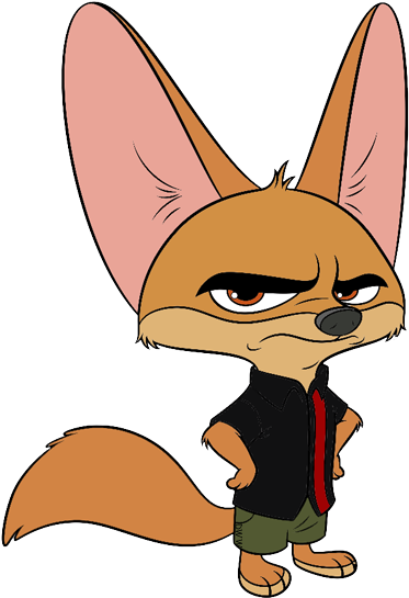 Movie Clipart - Zootopia Characters Finnick (400x571), Png Download