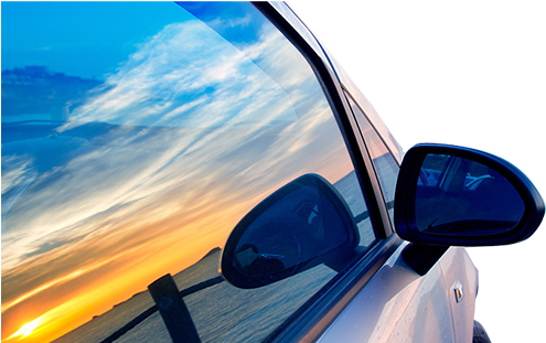 Remember To Clean Side Windows Twice, When Half Open - 자동차 썬팅 (506x310), Png Download