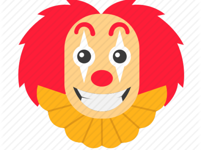 Red Hair Clipart Clown Hair - Hair (640x480), Png Download