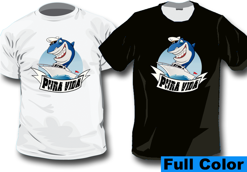 Custom Designed Full Color T-shirt - T Shirt (800x600), Png Download