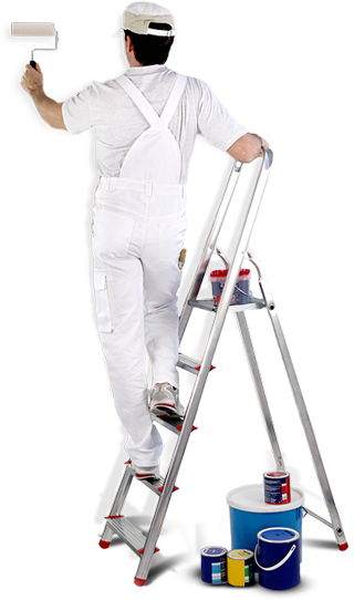 "para Más Información, Podés Contactarnos Por Las Redes - Man Painting And Decorating (320x542), Png Download