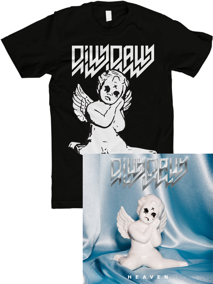 Heaven T-shirt - Dilly Dally (700x1000), Png Download