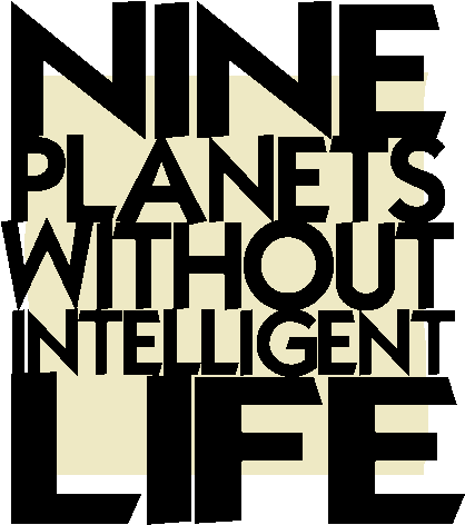 Any Bar In A Storm - Nine Planets Without Intelligent Life (448x553), Png Download