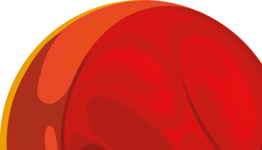 Mars The Red Planet - Mars (523x300), Png Download