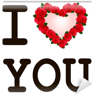 Fotomural Corazón Con Rosas Te Amo - 1 Universe 9 Planet 204 Countries 809 Islands 7 Seas (400x400), Png Download