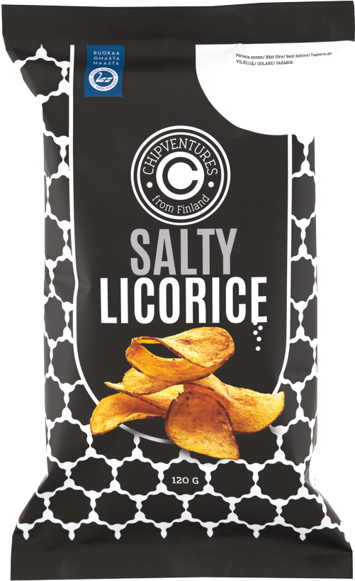 Chipventures® Salty Licorice - Kaura Sipsit (530x851), Png Download