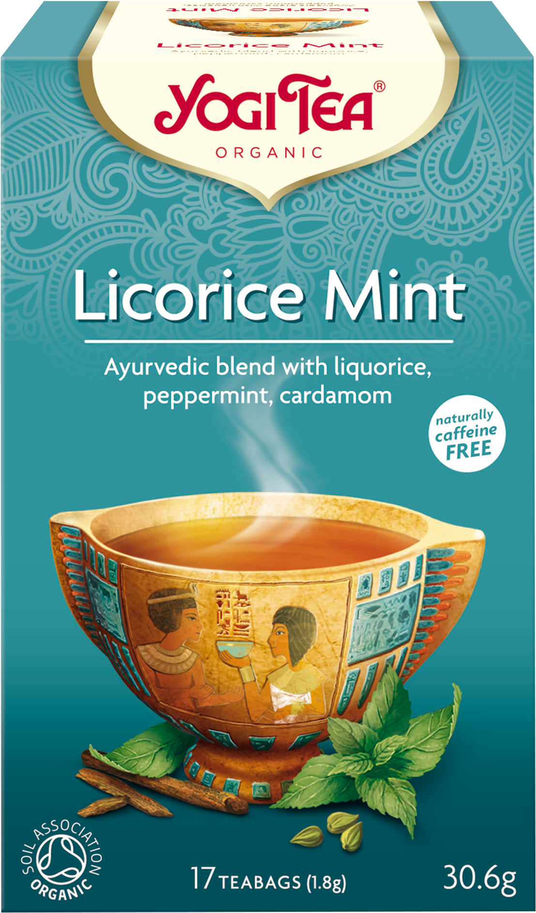 Yogi Tea Licorice Mint | Westminsterhealthstore.com (1400x2100), Png Download