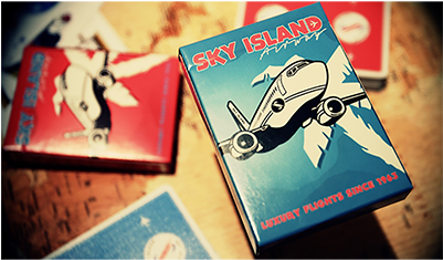 Mazzo Di Carte Sky Island Deck (blue) (400x400), Png Download