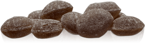 95 10 Oz Abdallah Sanded Black Licorice Squares - Chocolate (500x500), Png Download