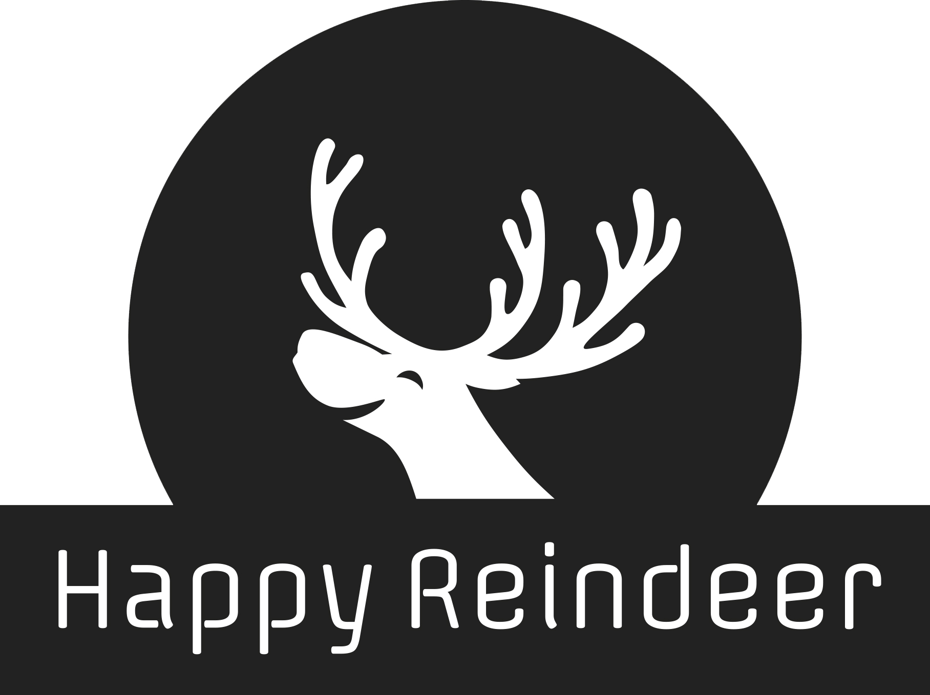 Happy Reindeer Organic Licorice Follow Traditional - Rein Deer Logo (1816x1358), Png Download