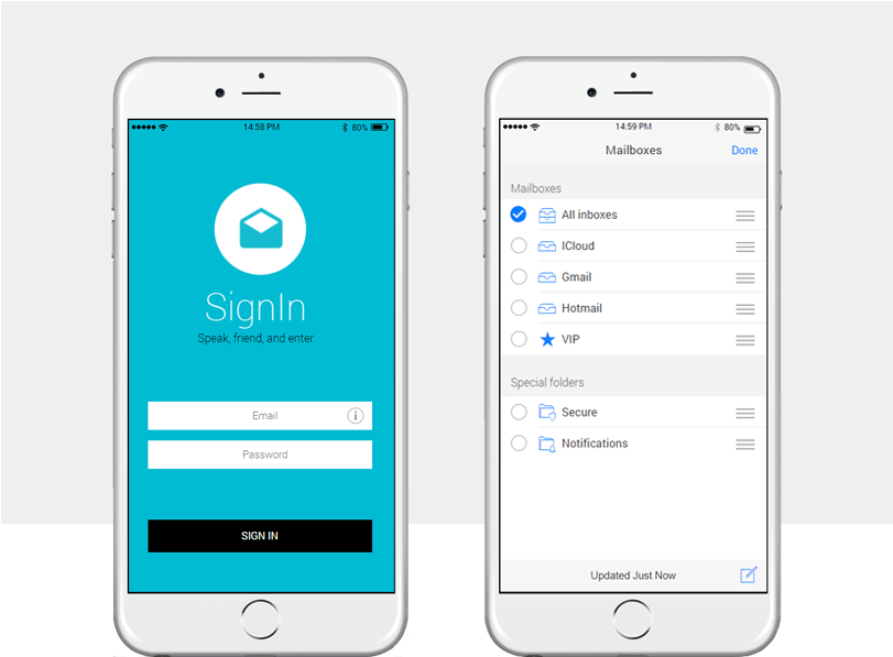 Ios Sign In Screen Mobile App Prototyping - Sign In Mobile App (810x625), Png Download