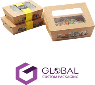 Custom Disposable Window Boxes - Pastry Packaging (400x400), Png Download