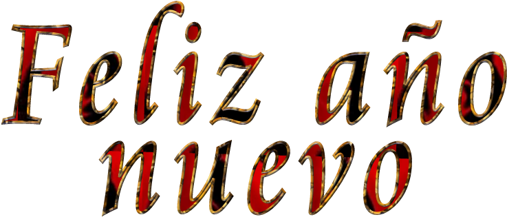 Letras De Feliz Año Nuevo - Calligraphy (800x400), Png Download