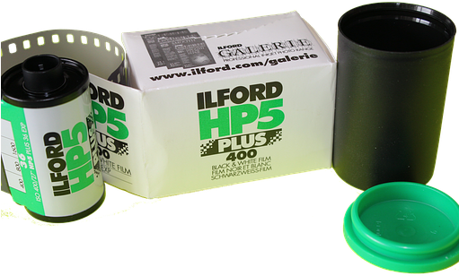 Ilford Hp5 Plus - 135 (35 Mm) - 24 Exp. (510x340), Png Download