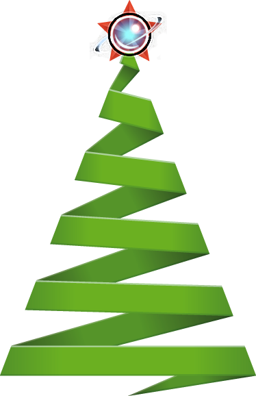 Felices Fiestas Y Prospero Año Nuevo Foro3d Os Desea - Dibujo Arbol De Navidad (374x578), Png Download