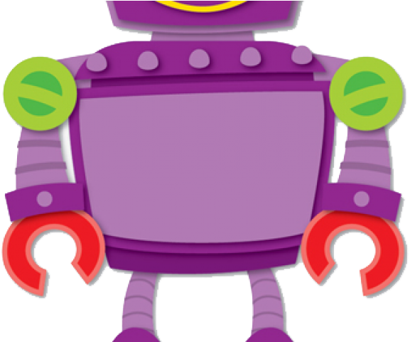 Robots Clipart Toy Robot - Purple Robot Clipart (640x480), Png Download