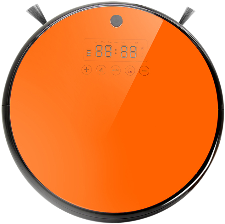 Robot Vacuum Cleaner V6 - Vacuum Cleaning Robot Orange (800x800), Png Download