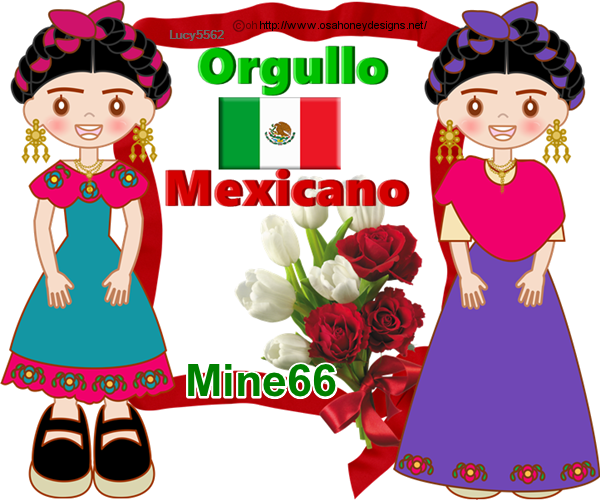 Mine66 2016 09 05 - Felices Fiestas Patrias Mexico (600x500), Png Download