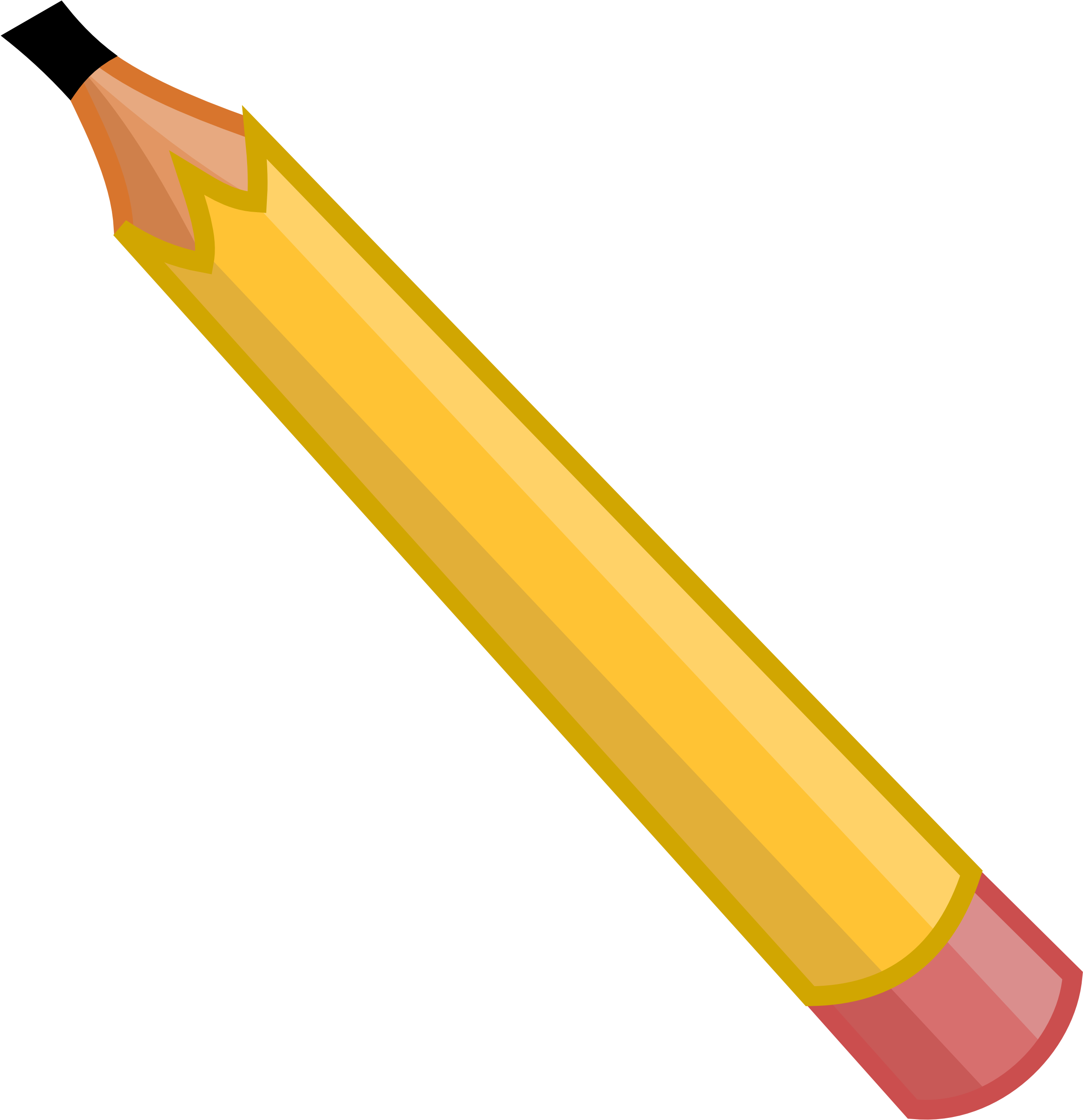 Pencil By Misteraibo On Clipart Library - Transparent Background Pencil Clipart (3000x3000), Png Download