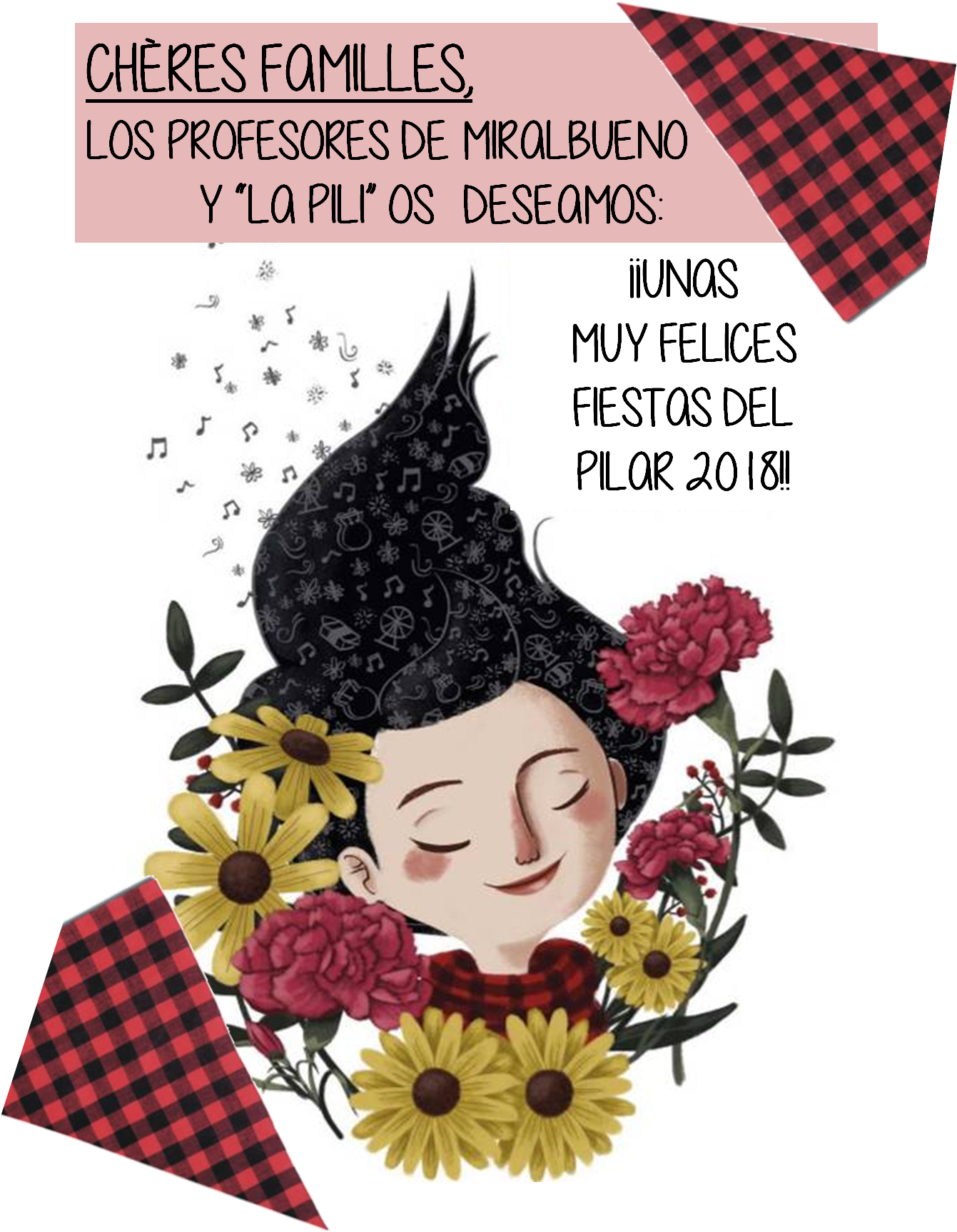 Felices Fiestas Del Pilar - Cartel Fiestas Del Pilar 2018 (1351x1742), Png Download