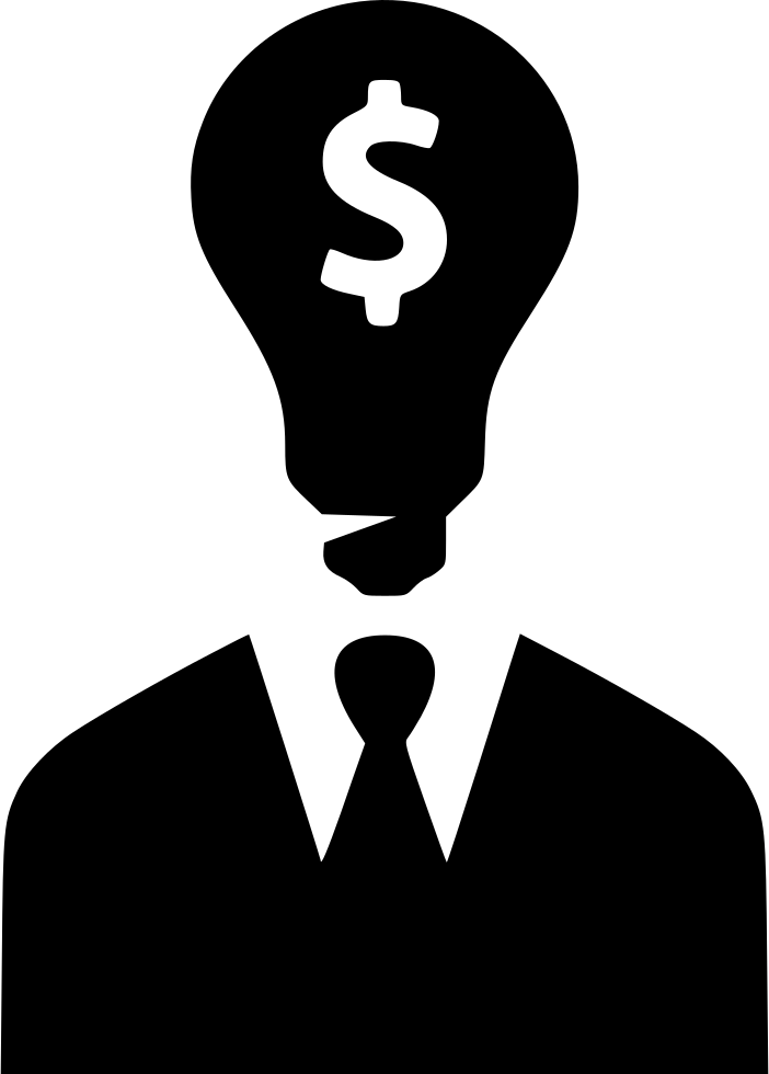 Idea Man User Man Bulb Opportunity Comments - Investor Icon Svg (702x980), Png Download