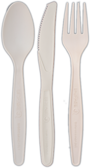 Biobase, Cubiertos Biodegradables - Cubiertos Hueso De Aguacate (600x700), Png Download