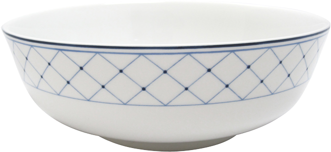 Blue Brushstroke Vegetable Bowl 9" - Bowl (720x720), Png Download