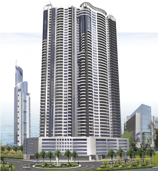 Asas Tower Progress Is 25 Days Ahead Of Schedule - Al Qabdah Building Contracting (695x559), Png Download