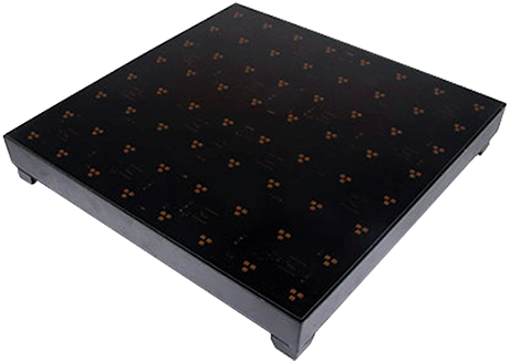 Led Dance Floor Systems - Plywood (541x378), Png Download