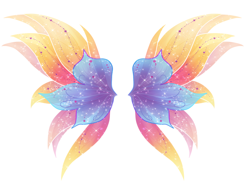 Assim Como No Irmão, Suas Asas São Quase Translúcidas - Winx Club Stella Mythix Wings (1024x800), Png Download