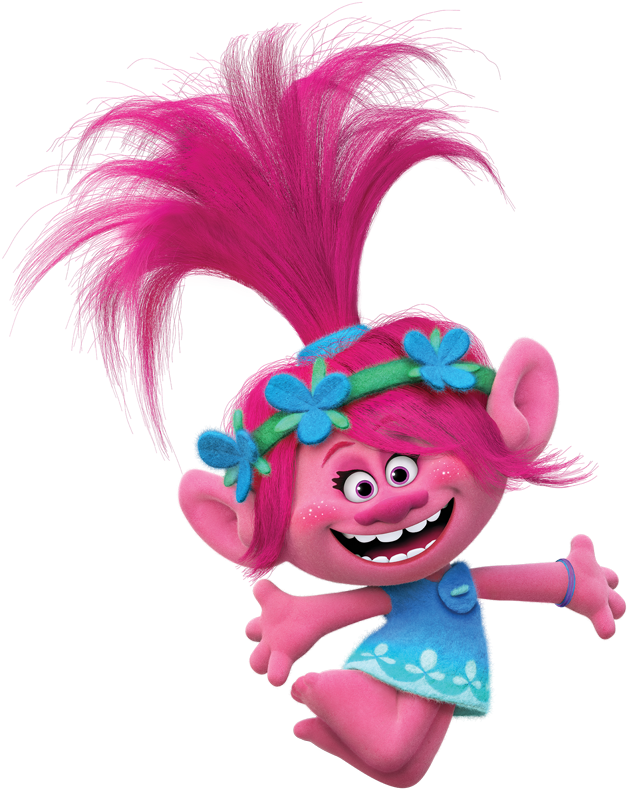Trolls Clipart Cloud - Trolls Princess Poppy Png (637x800), Png Download