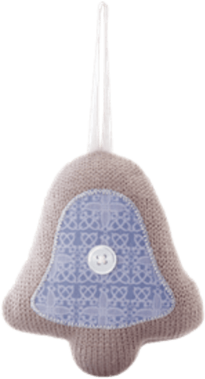 Scentsy Silver Bells Fabric Bell Ornament - Silver Bells Ornament Scentsy (800x800), Png Download