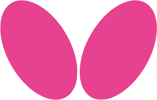 New Logo - Butterfly Table Tennis Logo (538x342), Png Download