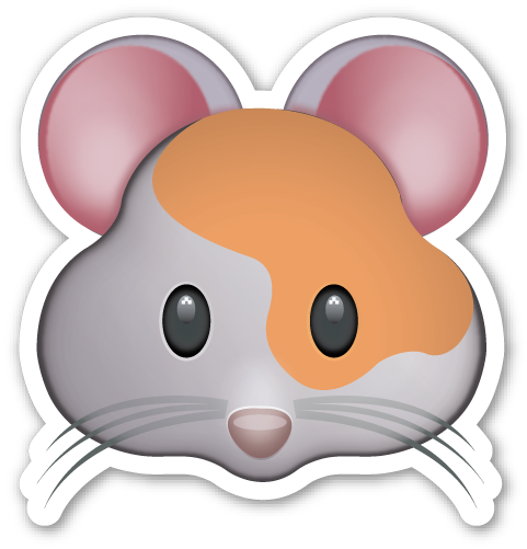 Hamster Clipart Smiley - Emoji Hamster (481x501), Png Download