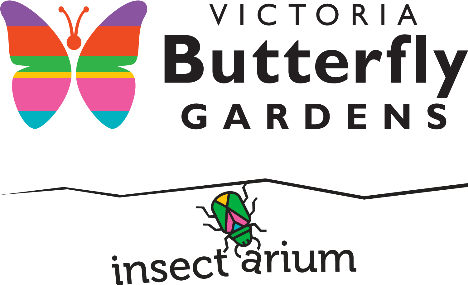 Butterfly Gardens Logo - Victoria Butterfly Gardens Logo (1500x1024), Png Download