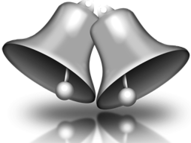 Christmas Bell Silver Png (640x480), Png Download