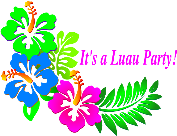 Hawaiian Merry Christmas/happy New Year Postcards (600x457), Png Download