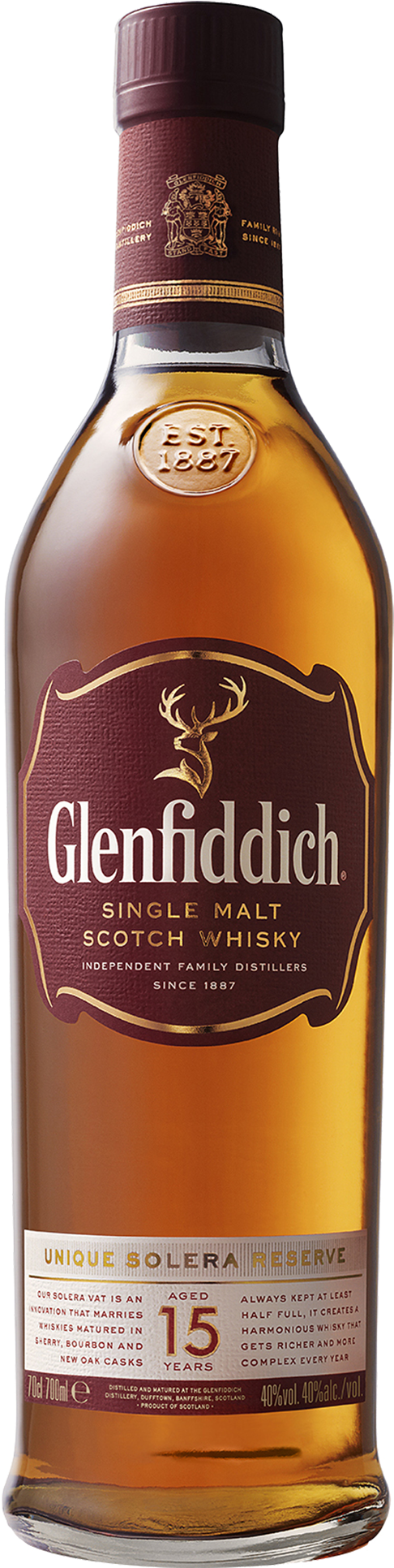 Glenfiddich 15 Year Old Scotch Whisky - Glenfiddich 15 Ans (1600x2000), Png Download