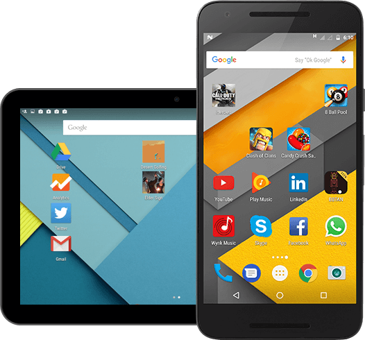 Kiosk With Out Lock Image Test - Android Tablet Phone Png (526x490), Png Download