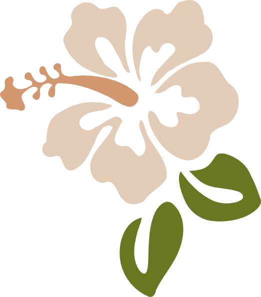 This Free Clipart Png Design Of Hibiscus Clipart - Hibiscus Clip Art (522x594), Png Download